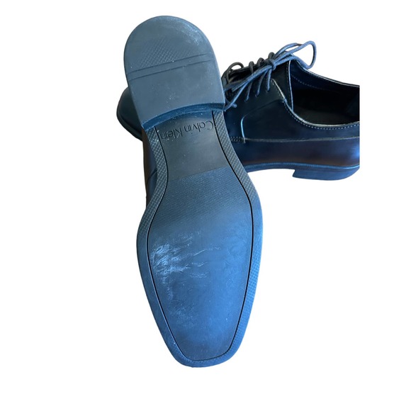 Calvin Klein Mens Edison Black Oxford Dress Shoe Size 10 M - Picture 15 of 15